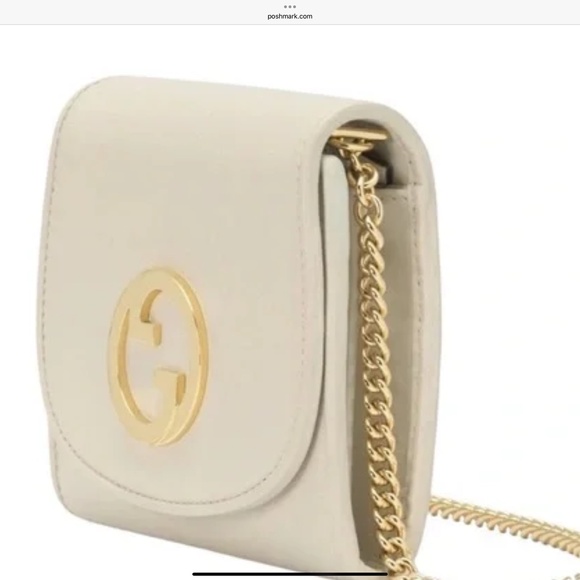 Gucci Blondie GG Wallet On Chain Crossbody Bag - Ivory - Picture 12 of 14